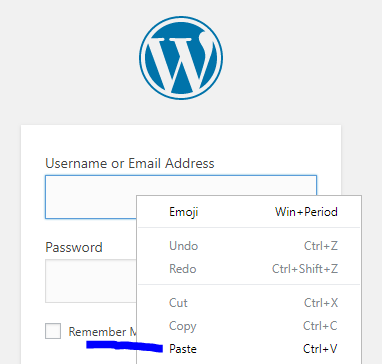 context menu paste command stop spam
