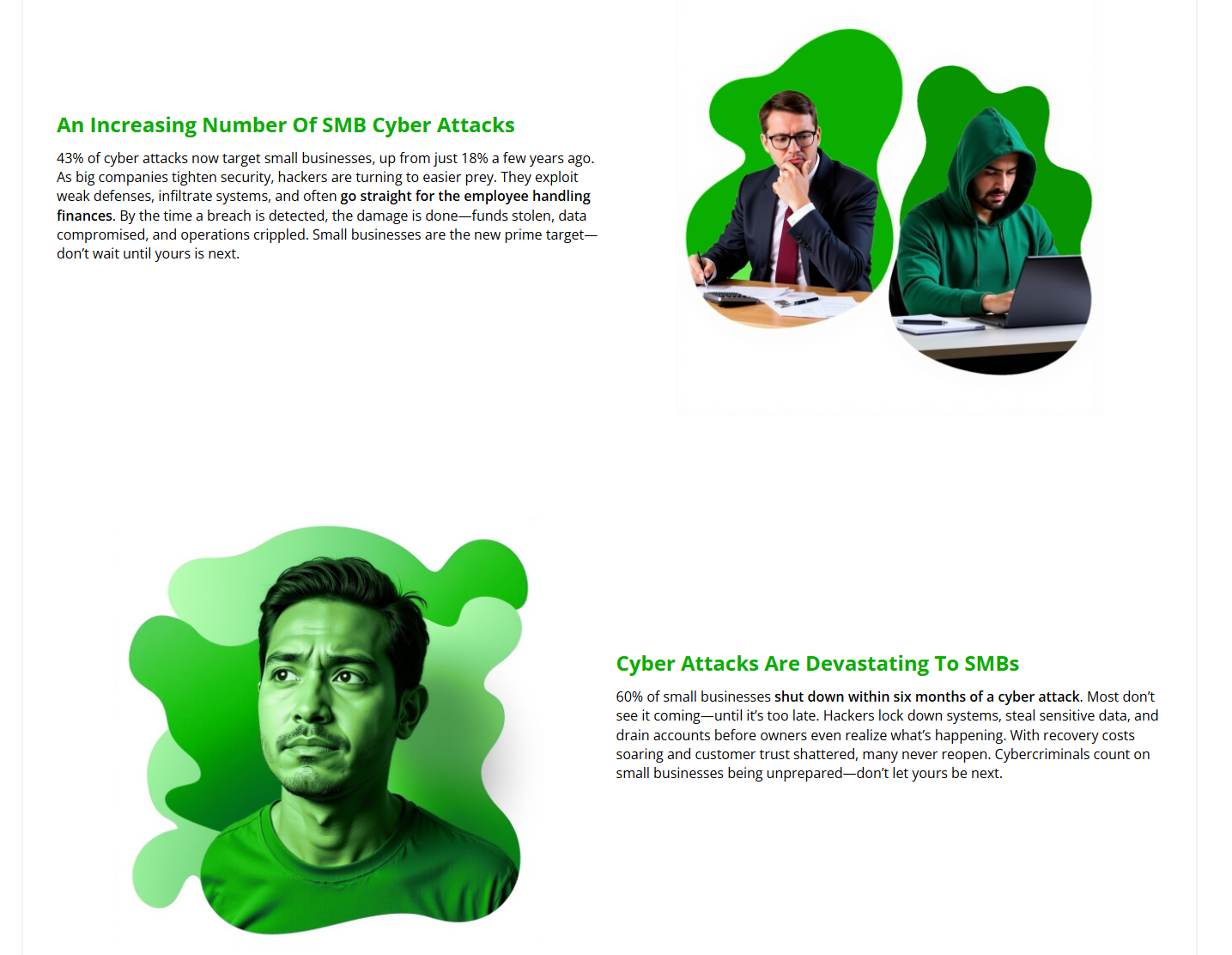 left right left content presentation