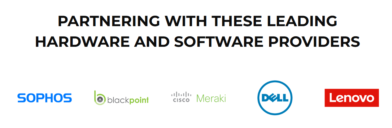 partner logos for social proof on a landing page