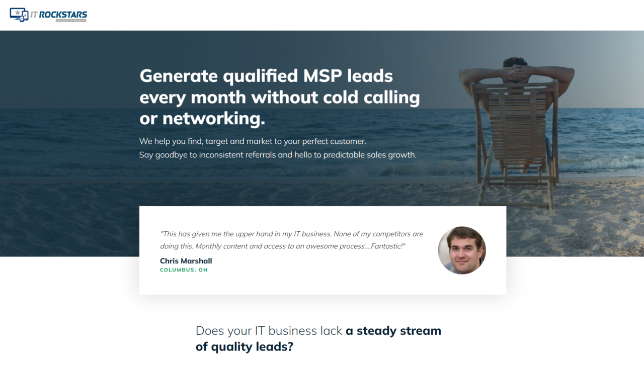 msp seo agency homepage