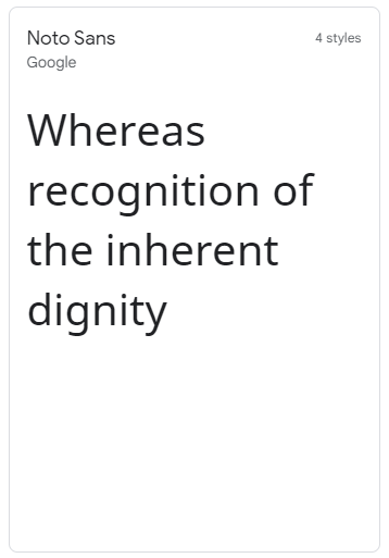 sans serif font in typography