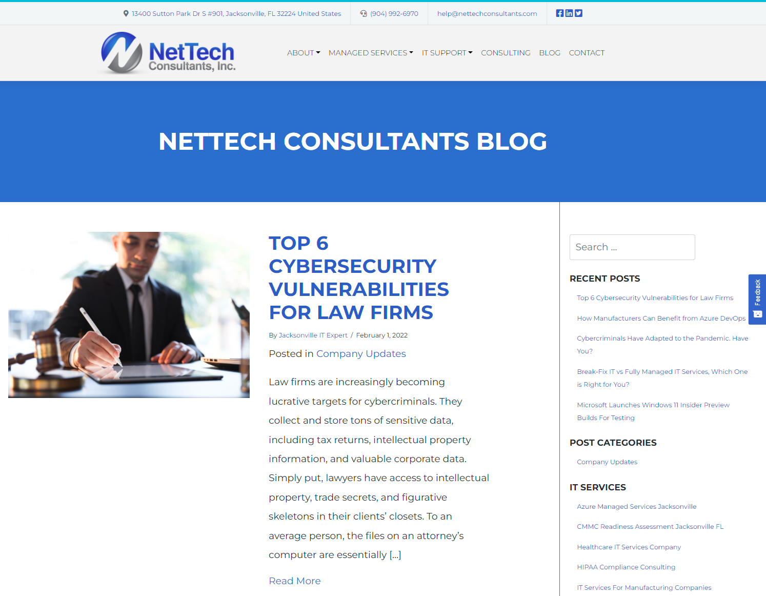 blog content for a tech company