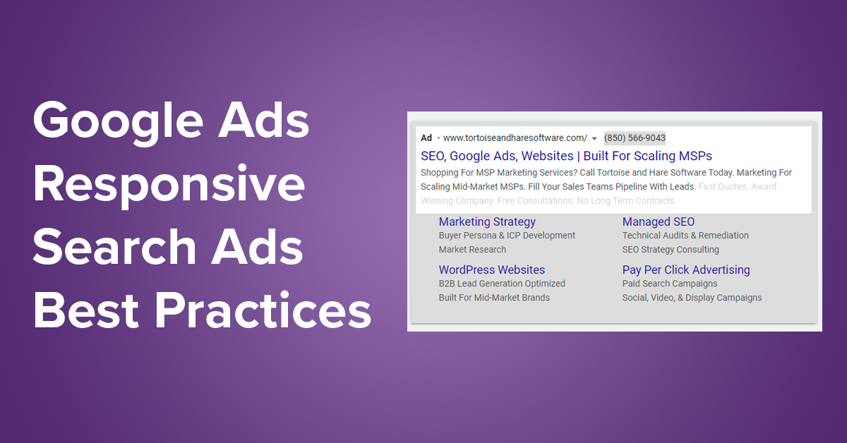 Best Practices For Responsive Search Ads