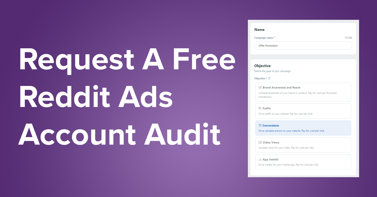 Request A Free Reddit Ads Account Audit