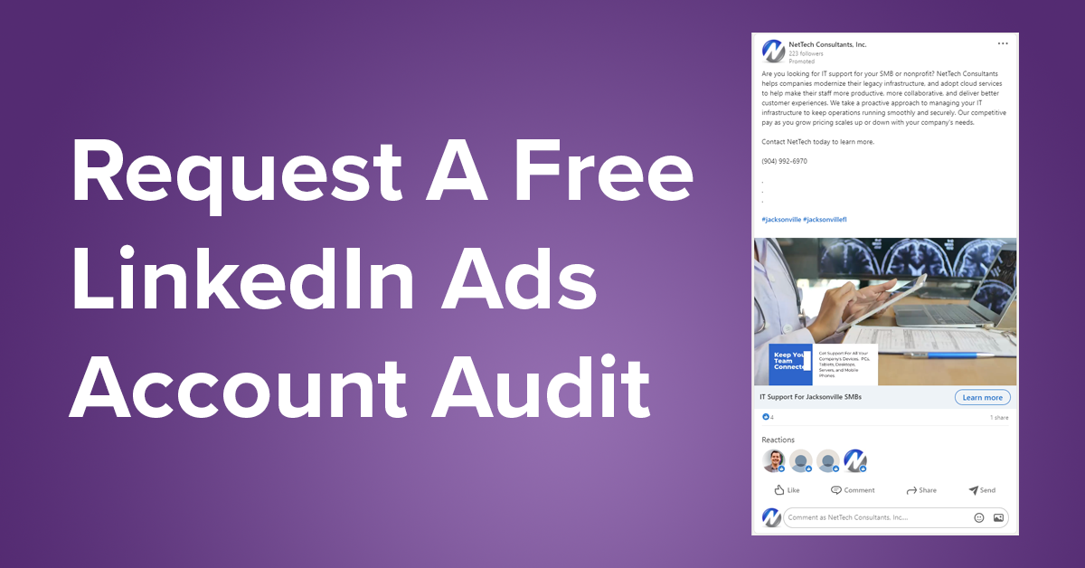 Request A Free LinkedIn Ads Account Audit