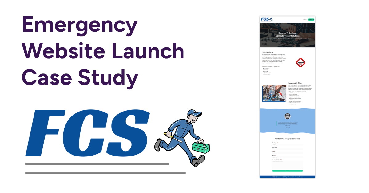 TNHS Helps Break Fix Launch Emergency Website