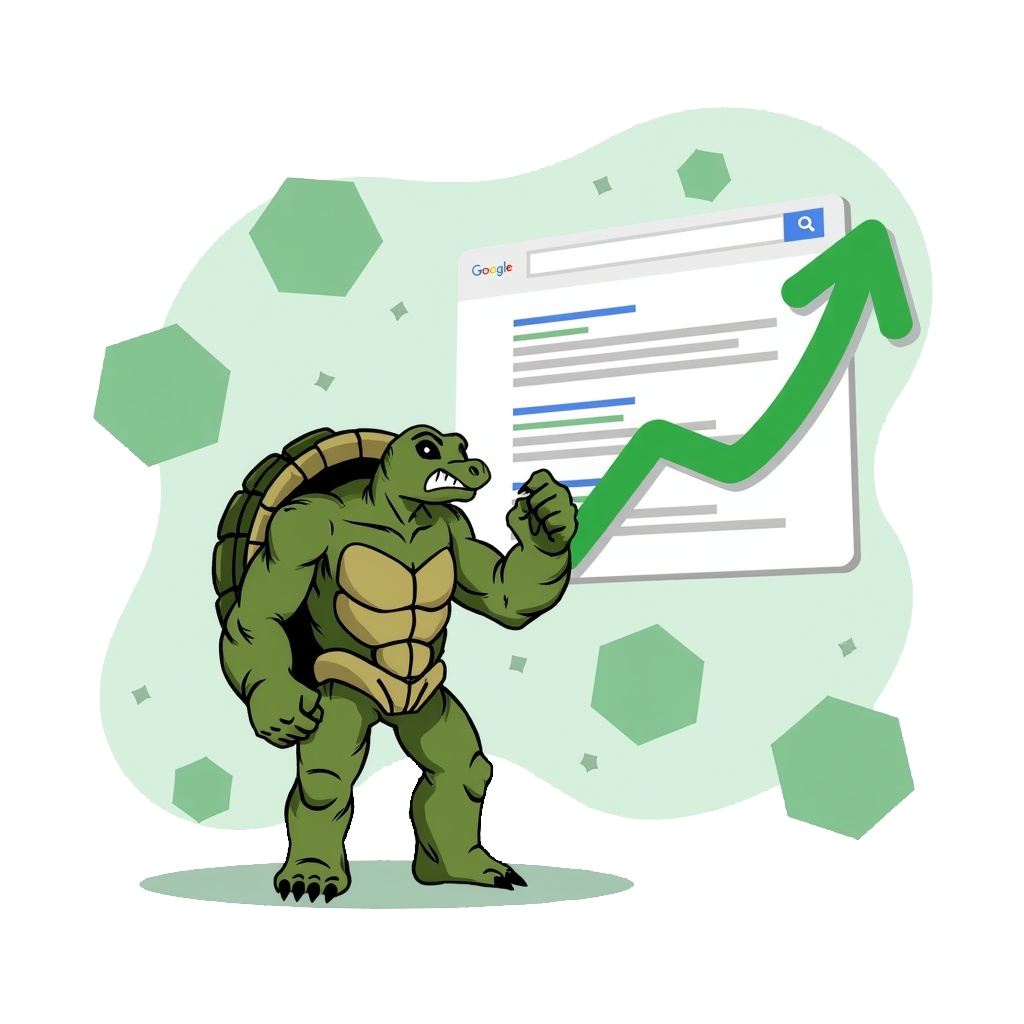 climb the ranks seo concept illustrated