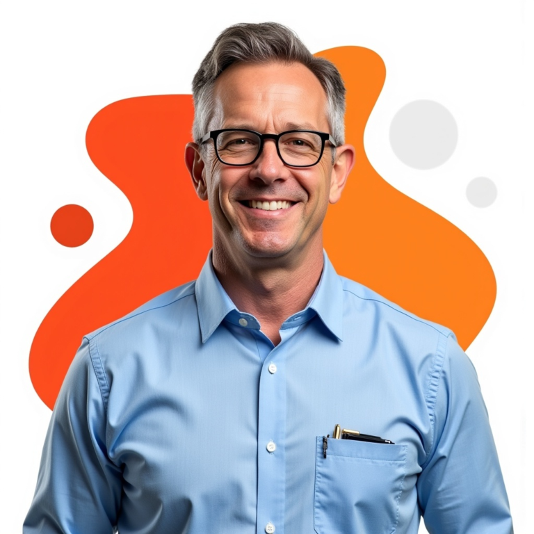 ai generated landing page graphic