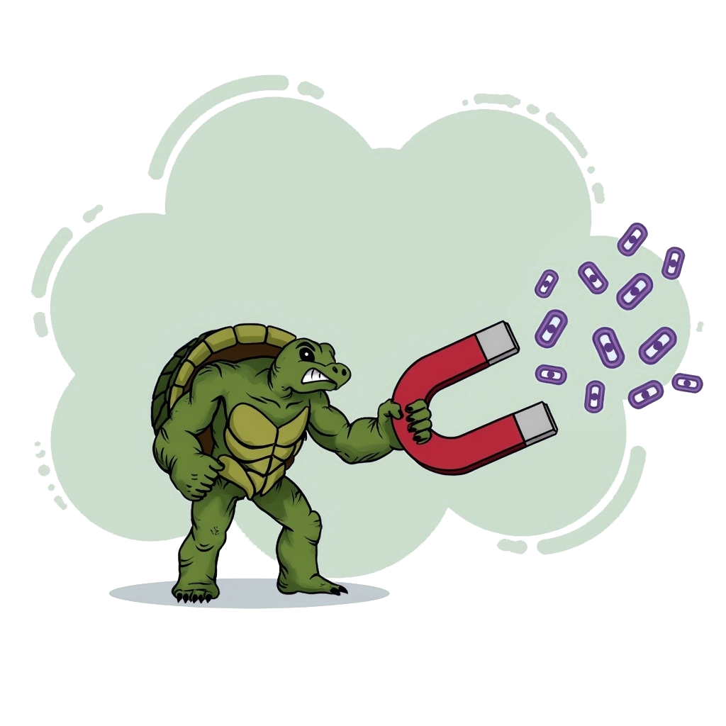 magnet pulling in a lot of backlinks