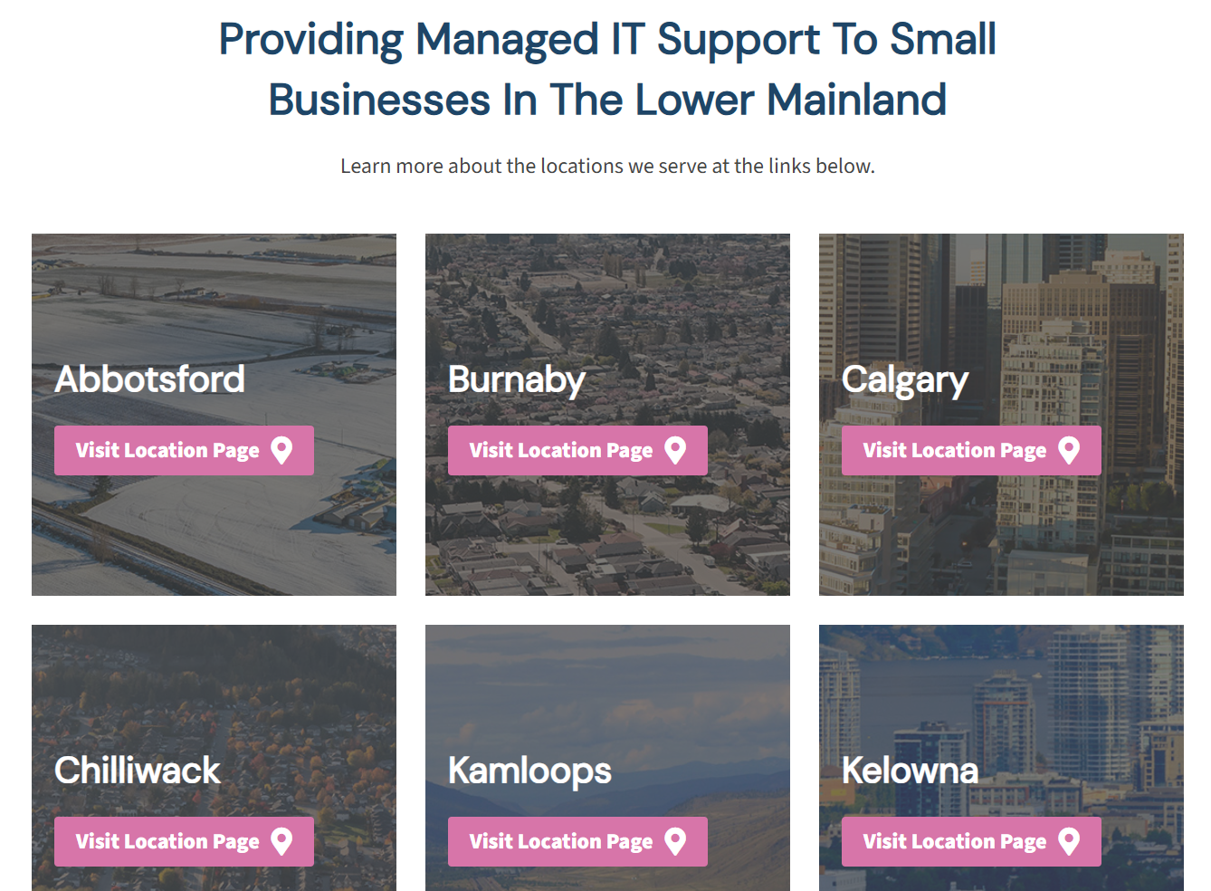 internal linking for local seo for an msp