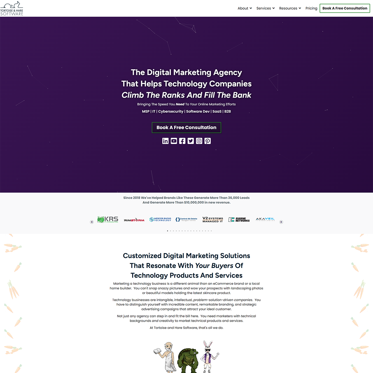 msp seo agency homepage