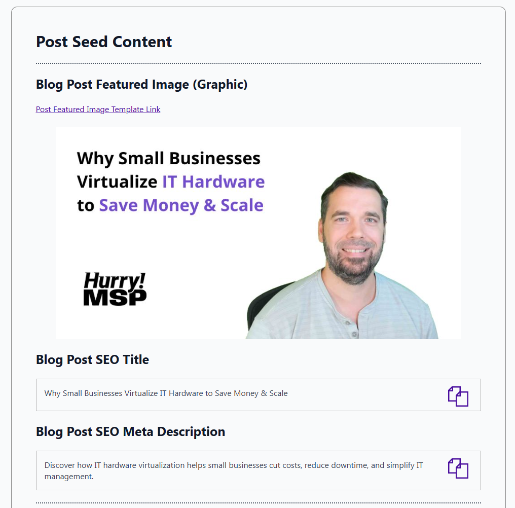 Building a Reusable One-Click Copy-to-Clipboard Feature with Templates