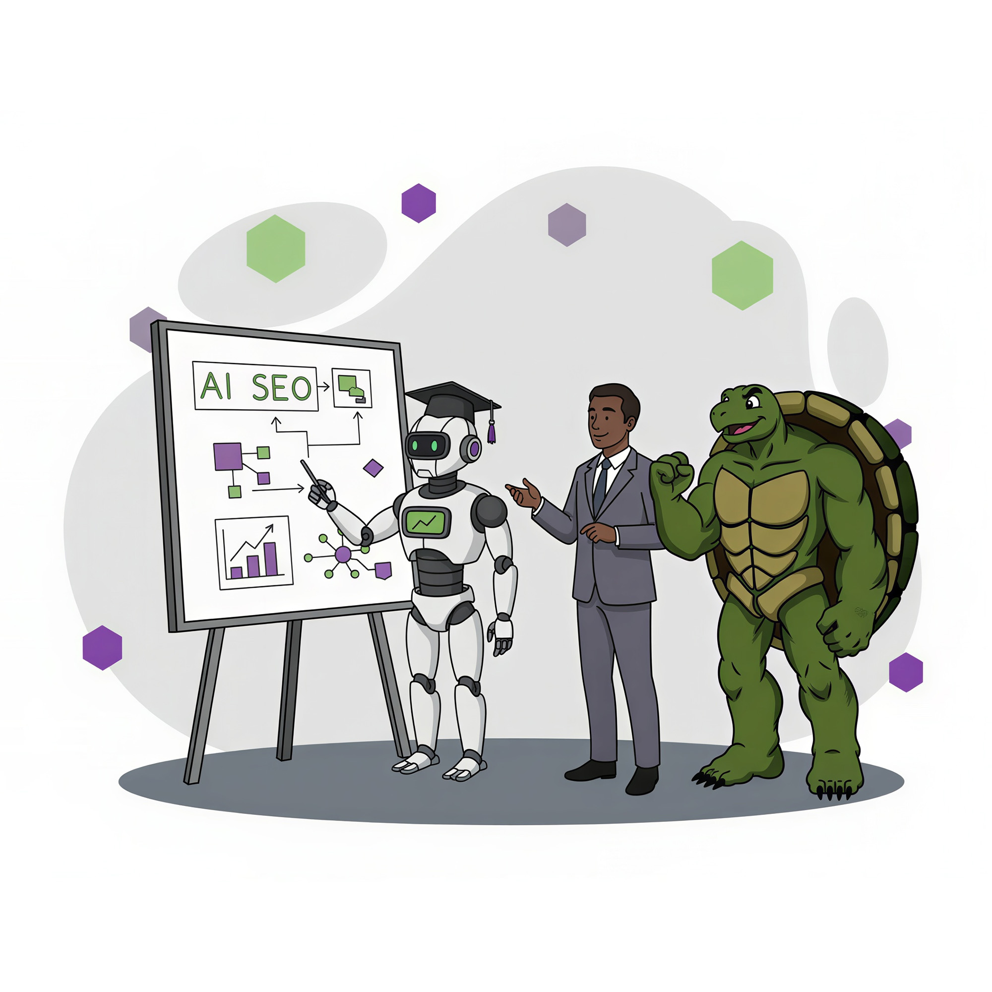 direct to the expert AI SEO support from a small team of specialists